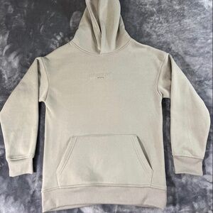 Southpole Beige Fleece Pullover Hoodie L (14-16) Unisex Kids Long Sleeve